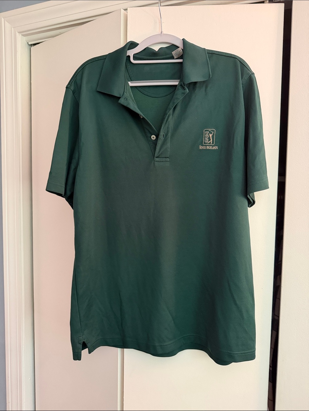 Men's Dark Green Polo Shirt - Classic Short Sleeve